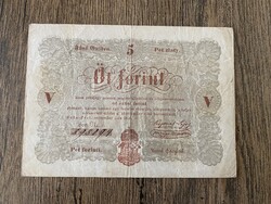5 Forint 1848 F+ Brown