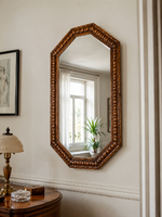 Oak, Oxeye Mirror, 8-Sided, 60*80cm