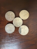 5 db 1994 Deák Ferenc ezüst 200 forint – egyben