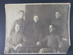 Antik katonai csoportkép Osztrák Magyar Monarchia kadétok tiszti növendékek 1910 körül