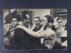 Pápay Erzsi és Surányi Imre – Tűzkeresztség – régi magyar filmes képeslap