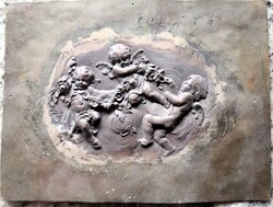 BIEDERMEIER RELIEF ANGYAL DOMBORMŰ RÉZ BÚTORDÍSZ BÚTOR RESTAURÁLÁS DÍSZDOBOZ KIEGÉSZÍTŐ V. SABLON