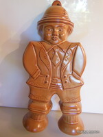 KUGLÓF - 35 cm - SÜTŐFORMA - KERÁMIA - 35 x 17 x 5 cm - FALRA AKASZTHATÓ  - NÉMET -  HIBÁTLAN