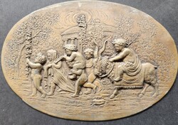 BIEDERMEIER RELIEF ANGYAL DOMBORMŰ RÉZ BÚTORDÍSZ BÚTOR RESTAURÁLÁS DÍSZDOBOZ KIEGÉSZÍTŐ V. SABLON