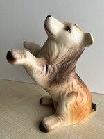 Retro porcelán skót juhászkutya nipp