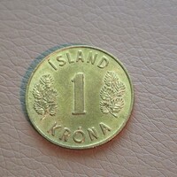 Izland 1 korona, 1975
