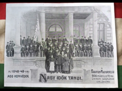 1906-os történelmi nyomat – Az 1848-49-iki agg honvédek (Nagy idők tanúi