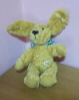 Régi ritka Vintage SUNKID plüss nyuszi 18 cm kockás sállal 1990-es évekből