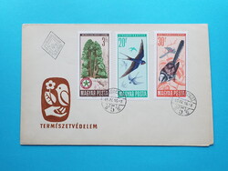FDC (C9) - 1966. Természetvédelem II. - Madarak V - (Kat.: 550.-)