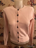 ZARA - KARDIGÁN - mell - 90 cm - hossz - 50 cm  - PAMUT - SZTRECCS - GYÖNYÖRŰ GOMB -  - HIBÁTLAN