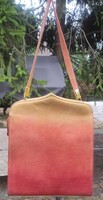 Vintage BALDAN Made in Italy valódi bőr női válltáska – különleges színátmenetes modell
