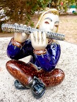 Super Rare Elfriede Balzar-Kopp 'Flutist' Studio Ceramic 31 cm!