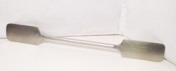 Antik inox orvosi, vagy művész eszköz spatula, mesterjeggyel
