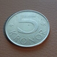 Svédország 5 Korona, 1982