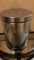 Inox rozsdamentes tárol kuka 2 részes 28x3 cm.