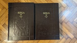 Vizsolyi Biblia 1990-es reprint kiadás bőrkötésben