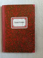 80 évvel ezelőtti családi krónika, nosztalgiakönyv ex librissel