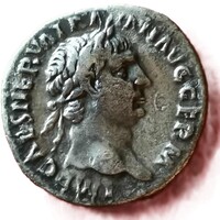 Római ezüst dénár TRAJAN Pax bőségszaruval COSIII