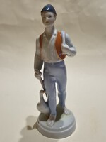 Ritka Kőbányai ludas Matyi figura 27 cm