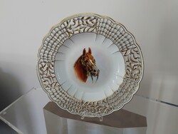 Herendi  EGYEDI  25.5 cm áttört fali tál