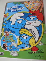 Hupikék törpikék kifestő