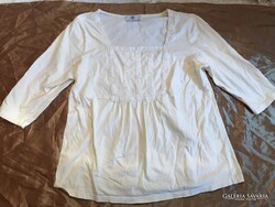 CASUAL - CSIPKÉS - FELSŐ - SZTRECCS - PAMUT - mell - 98 cm - hossz - 64 cm - HIBÁTLAN