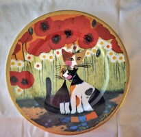 Limitált széria! GOEBEL Germany-Rosina Wachtmeister fali dísztányér -Nico e Nicola- Limited Edition!
