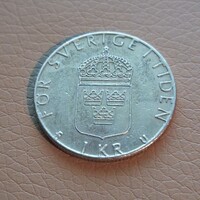 Svédország 1 Korona, 1978