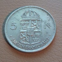 Svédország 5 Korona, 1972