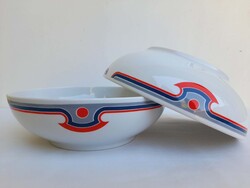 Alföldi Bella mintás porcelán köretes tálak 24 cm