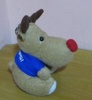 Régi retró Pepsi plüss rénszarvas (promóciós ritkaság, ~11 cm)