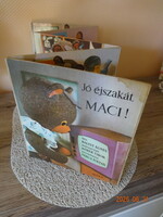 Bálint Ágnes: JÓ ÉJSZAKÁT, MACI - régi kemény lapos mesekönyv bábfotókkal (1972)