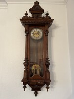 Antik 2 súlyos Gustav Becker falióra eladó
