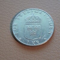 Svédország 1 Korona, 1988