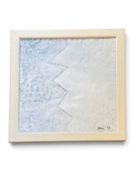János Aknay (Kossuth Prize winner): Meeting (1997) – Large acrylic on handmade paper artwork