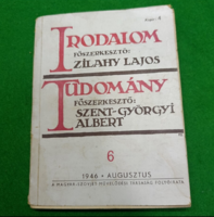 Tudomány folyóirat (1946. augusztus, 6. szám)