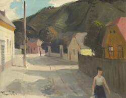 (N) Tamás Ervin (1922 – 1996) : Utca napsütésben