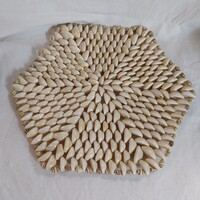 Retro kagylóhéj alátét / falidísz (23 cm)