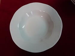 Német porcelán mélytányér, extra mély, átmérője 23 cm. Négy darab. Jókai