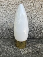 Art Deco amfora réz és opál üveg mennyezeti lámpa - csillár vintage bauhaus retro design