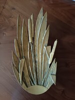 Design bronz asztalközép az 1970-es évekből