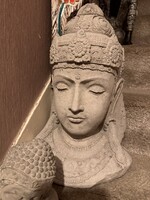 Exkluzív Balinéz / Thai kőbüszt szobor (45 cm) – Időjárásálló kerti