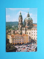Képeslap (53) - Csehszlovákia (Csehország) - Prága - Szent Miklós-templom 1970-es évek