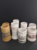 Német porcelán söröskorsók
