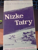 Alacsony Tátra turistatérkép gyűjtőnek 1957, hibátlan
