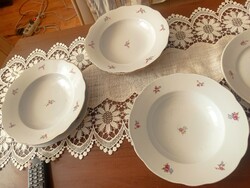 Régi pajzspecsétes Zsolnay porcelán tányerok