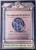 Eredeti, 1978-as OTP  reklámplakát, Graf.: Mátrai István