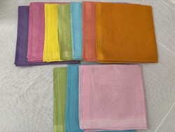 Finom új textil díszzsebkendő, többféle színben