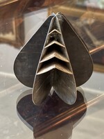 MARÓTI JÁNOS SZOBRÁSZ (1916-1987), BRONZ RETRO DESIGN TÉRFORMA 13,2 x 10 CM