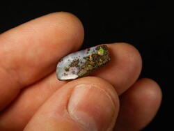 Ausztrál boulder opál , 3.5 ct , 100%  természetes, kézzel csiszolt , garanciával, specialistától